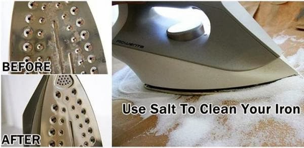 DO IT YOURSELF: How to Clean Your Iron with Salt